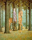 Rene Magritte - The Blank Check painting